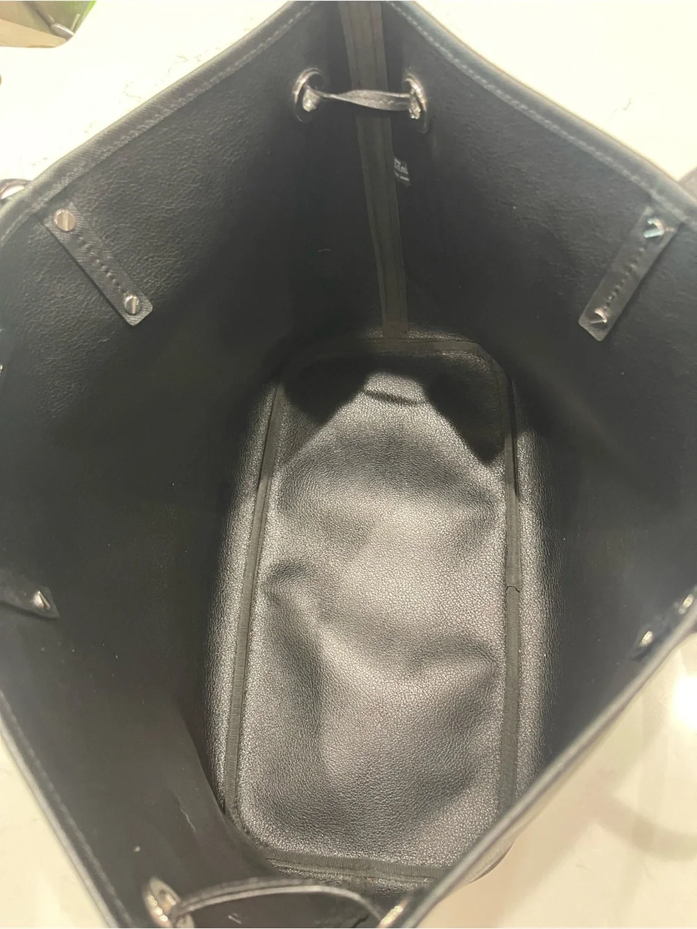 Michael Kors Black MK Monogram Tote with Wristlet
